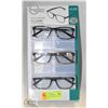 Image 1 : FOSTER GRANT READING GLASSES 3 PACK +1.75