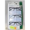 Image 1 : FOSTER GRANT READING GLASSES 3 PACK +2.00