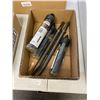 Image 1 : Westward Silver/Deming Drill 1 3/8, HSS, 118 Deg (3 qty) and Two Large Drill Bits