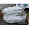 Image 1 : Group Lot of New Garmet Racks - With Bottom Shelf - on Wheels- Chrome - approx 6