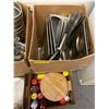 Image 2 : Group Lot of Commercial Grade Restaurant Equipment - Stainless Steel Lids, Containers, Buckets, Uten