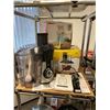 Image 1 : Group of Kitchen Products - Hamilton Beach Juicer, Food Chopper, Kitchen Rack, Garlic Press and Dash