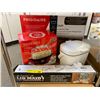 Image 2 : Frigidaire SS Air Fry Tray, West Bend Popcorn Machine, Organics Waste Container & Lid Organizer