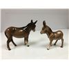 Image 2 : Beswick England - two donkeys - Excellent Condition - largest is  approx. 4 1/2in tall