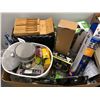 Image 2 : Extra Large Box (40in x 28 1/2in x 24in) Household Items Parts Bin (some great pieces and some with 