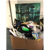 Image 1 : Extra Large Box (40in x 28 1/2in x 24in) Household Items Parts Bin (some great pieces and some with 