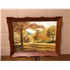 Image 2 : Two Framed Original Scenic Paintings - largest is approx. 55in x 21 1/2in - smaller by Lesley Hill