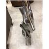 Image 8 : Group of 3 - one Vintage Folding Step stool, one upholstered chair and One Bar stool