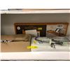 Image 1 : DELTA Bathroom Sink Faucet and Bamboo Bathtub Caddy (plus misc. parts)