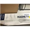 Image 2 : MOEN Snap and Secure Magnetic Shower Rod plus Black Wire Bath Shelves and two boxes of Peel & Stick 