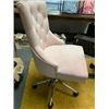 Image 2 : Pink Upholstered Desk Chair - Cute Piece