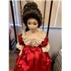 Image 3 : One Glass Cased Doll and One Doll without Case - Dolls are approx. 18in tall, case is approx. 25in t