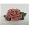 Image 2 : Capodimonte Flowers - group of two - one is excellent condition and the other with broken pedal
