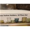 Image 3 : Shelf Lot of House Décor Items - Basketx, Votive Holders & Glass Jar