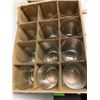 Image 2 : Group lot of Budweiser Goal Synced Glasses and Mason Jar Mugs plus Case of small glass Vases