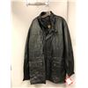 Image 2 : Two Black Leather Pieces - from VIP Leathers Canada - Fine Lambskin - One Small Jacket and One XL Ja