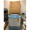 Image 1 : PYLE Portable Twin Tub Washing Machine plus Stainless Steel Over the Door Drying Rack