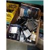 Image 1 : BOX OF VARIOUS ELECTRONICS, IPHONE CHARGE CORDS AND MORE