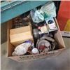 Image 2 : BOX OF ESTATE GOODS AND NEW POSTER FRAME