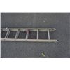 Image 2 : 12 FOOT ALUMINUM EXTENTION LADDER - EXTENDS TO 20 FOOT