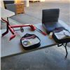 Image 1 : 2 SETS OF TIRE CHAINS, BAR STOOL SEAT AND WINE CORKER