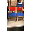 Image 2 : 2 LUGGAGE BAGS AND 2 WOOD KIDS CHAIRS