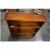 Image 2 : CARVED BOOKSHELF 38 INCHES TALL