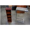 Image 1 : BOMBAY CO SHELF AND SMALL MODERN STAND