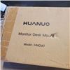 Image 3 : NEW HUANO DOUBLE MONITOR DESK MOUNT RETAIL $80