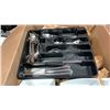 Image 2 : BOX OF ESTATE DISHWARE AND CUTLERY