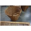 Image 2 : 2 WICKER HAMPERS AND WICKER BASKT