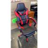 Image 1 : AS NEW RED AND BLACK GAMING CHAIR