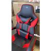 Image 2 : AS NEW RED AND BLACK GAMING CHAIR