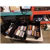 Image 1 : 3 TOTES OF DVD PLATER, DVDS,CDS, GAMES AND MUSIC CDS