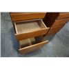 Image 7 : PAIR OF TEAK 3 DRAWER NIGHTSTANDS