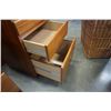 Image 8 : PAIR OF TEAK 3 DRAWER NIGHTSTANDS