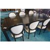 Image 1 : BLACK DINING TABLE WITH 6 CHAIRS