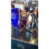 Image 1 : SASAKI HAND CRAFTED CRYSTAL VASE, ART GLASS VASE AND BLUE DESIGNER VASE