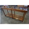 Image 2 : GLASSTOP SOFA TABLE