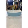 Image 2 : 5 CASSEROLE DISHES - FIRE KIN, GLASS BAKE, ROYAL DOULTON, ETC