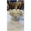 Image 2 : MYOTT CREAM AND SUGAR, AND 5 CUPS AND SAUCERS - ROYAL VALE, VILLEROY AND BOCH, ETC