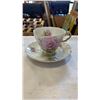 Image 8 : MYOTT CREAM AND SUGAR, AND 5 CUPS AND SAUCERS - ROYAL VALE, VILLEROY AND BOCH, ETC