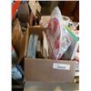 Image 2 : 2 BOXES AND BASKET OF NEW AMAZON OVERSTOCK ITEMS