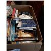 Image 3 : DVD PLAYER AND BOX OF MOVIES AND TAPES