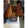 Image 2 : 2 VINTAGE LEATHER SALESMAN SAMPLE BRIEFCASES