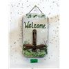 Image 1 : Metal Dragonfly Door Knocker on Wood Plaque