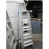 Image 1 : Two 5' and One 6' Aluminum Step Ladders