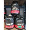 Image 1 : 3 x 5 lb Tubs of Gold Standard Whey Protein