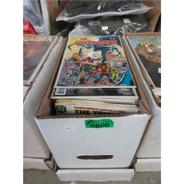 Box of 100 Assorted Comic Books