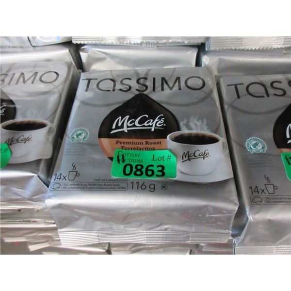 10 Packs of 14 Tassimo McCafé Coffee Pods